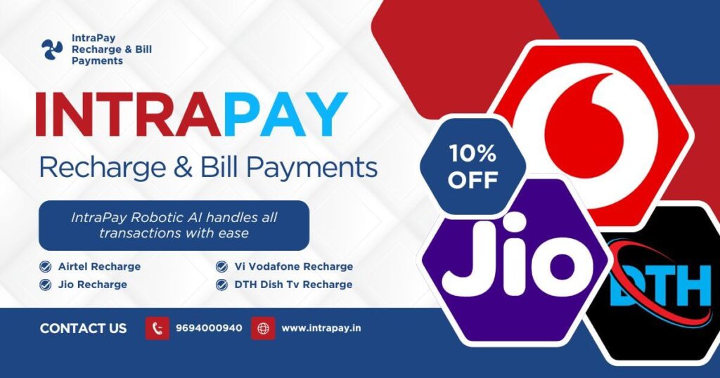 1 Intrapay Robotic AI makes bill payments and recharges easy 5 Intrapay recharge and bill payments